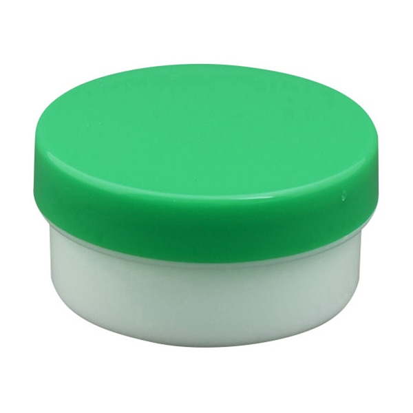 プラ壷 10ml 100個入 緑 1個(ご注文単位1個)【直送品】