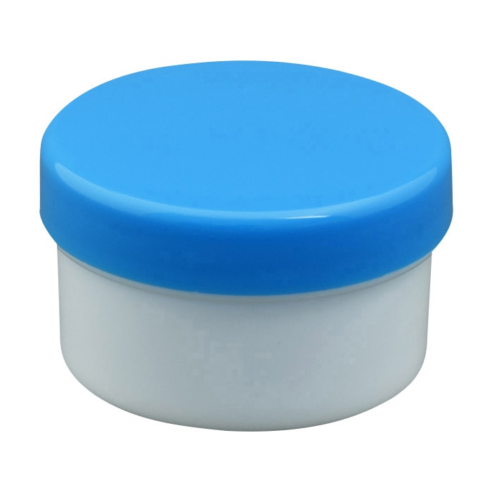 プラ壷 20ml 100個入 青 1個(ご注文単位1個)【直送品】