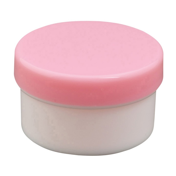 プラ壷 20ml 100個入 ピンク 1個(ご注文単位1個)【直送品】
