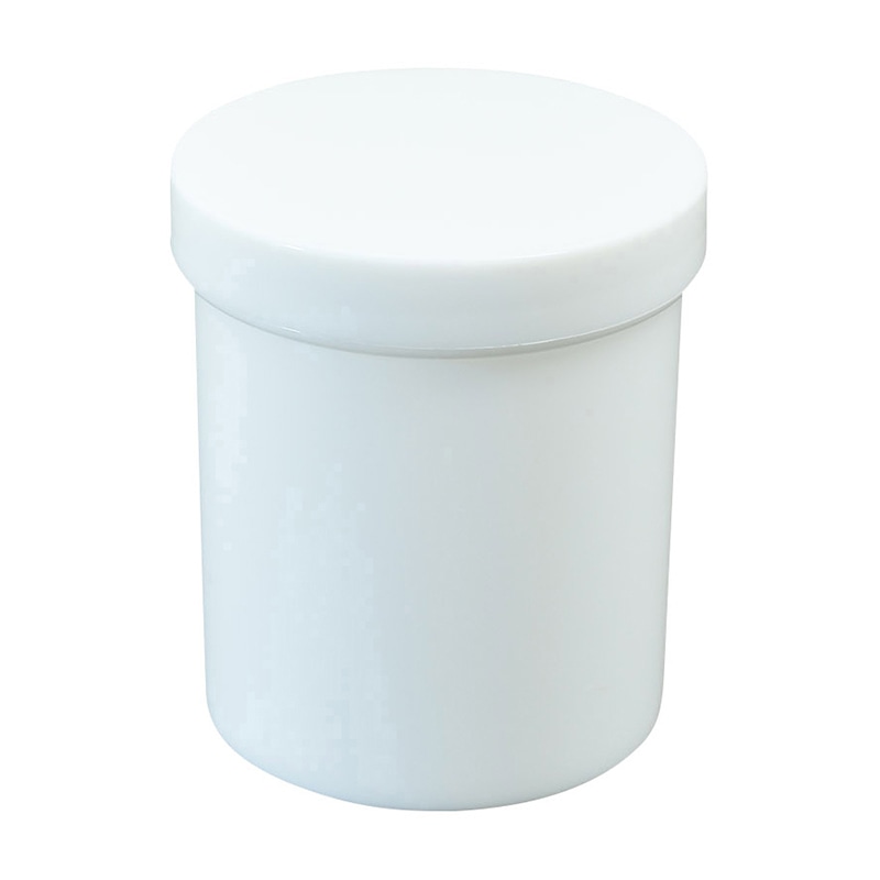 プラ壷 100ml 50個入 白 1個(ご注文単位1個)【直送品】