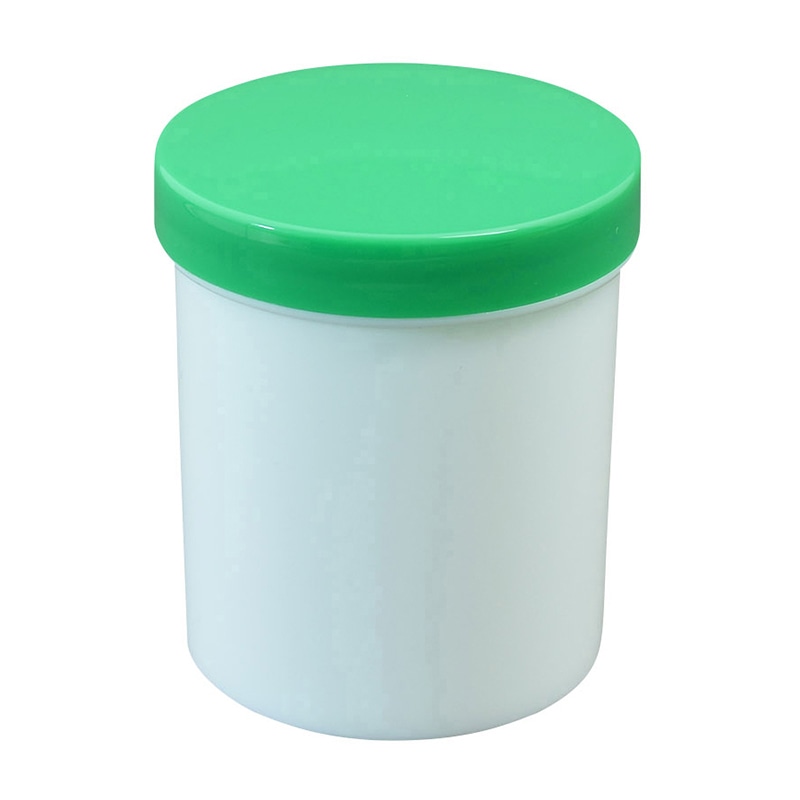 プラ壷 100ml 50個入 緑 1個(ご注文単位1個)【直送品】