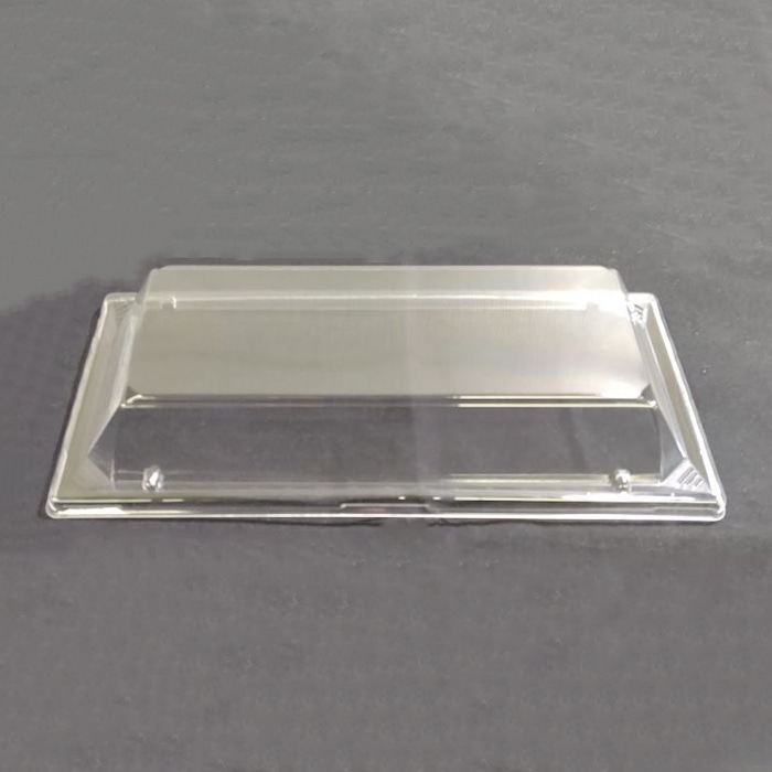 ニシキ プラスチック皿 角皿 フタ L 20枚/袋（ご注文単位16袋）【直送品】