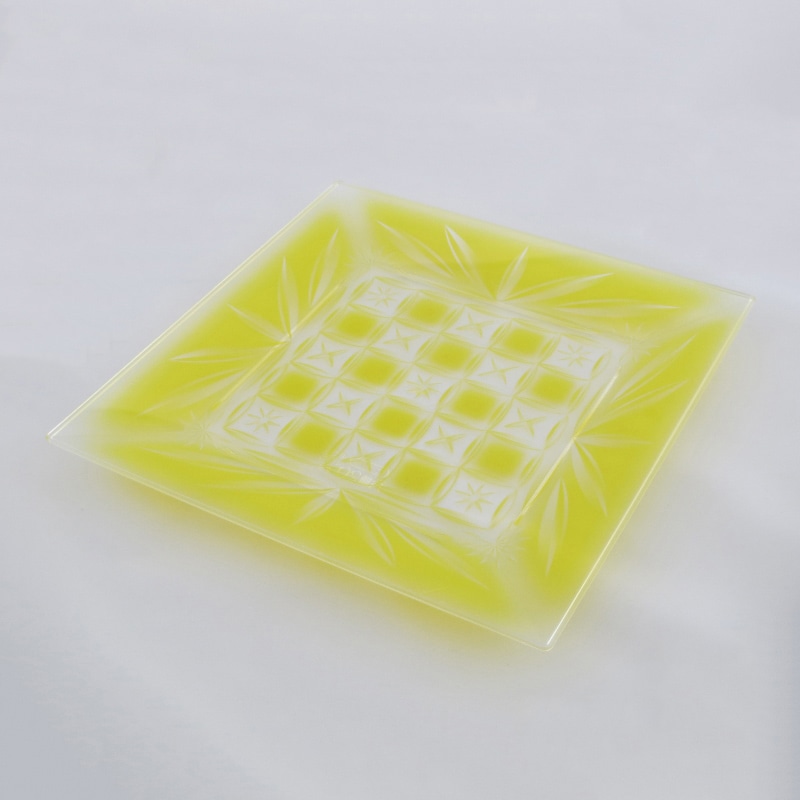 錦切子・黄