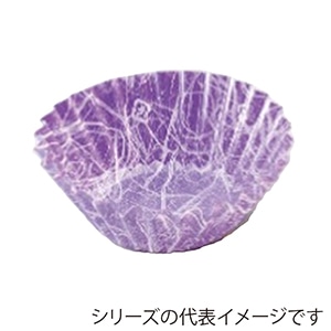 ナニワ紙工 ベタ雲竜カップケース 7F すみれ 500枚/袋（ご注文単位10袋）【直送品】
