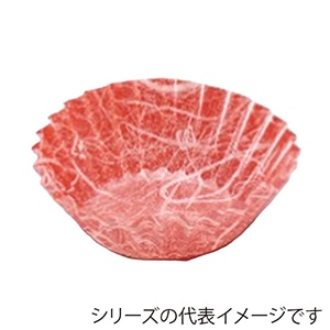 ナニワ紙工 ベタ雲竜カップケース 7F 紅梅 500枚/袋（ご注文単位10袋）【直送品】