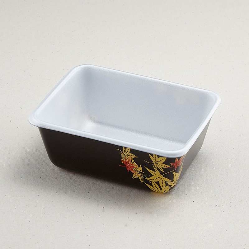 >青葉紙業 弁当容器 本体 B-46 もみじ 201578 50個/袋（ご注文単位14袋）【直送品】