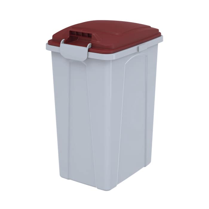 サンコー エコン連結ハンドペール フタセット 45L レッド 808450-01 1個(ご注文単位5個)【直送品】