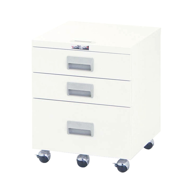 山金工業 ワークテーブル150 キャビネットワゴン 引出し3段タイプ UCW-3 1台(ご注文単位1台)【直送品】