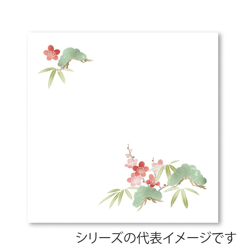アーテック 耐油雲流懐紙　彩花 4寸 TA-U01　松竹梅 1冊（ご注文単位1冊）【直送品】