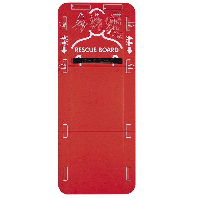 レスキューボード 緊急用簡易担架 1800×730×2.4mm 1個(ご注文単位1個)【直送品】