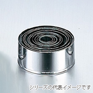 パテ抜型　丸　単品 #6 374000680 1個（ご注文単位1個）【直送品】