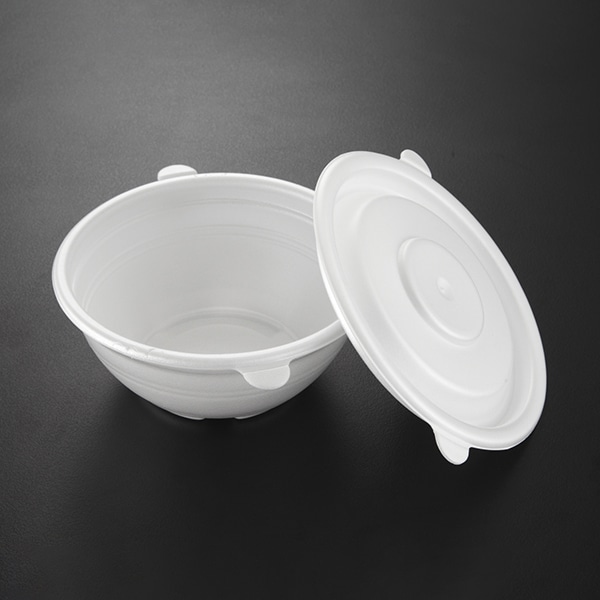 ケーピープラテック 丼容器 どんぶりX フタセット 白 50枚/袋(ご注文単位6袋)【直送品】