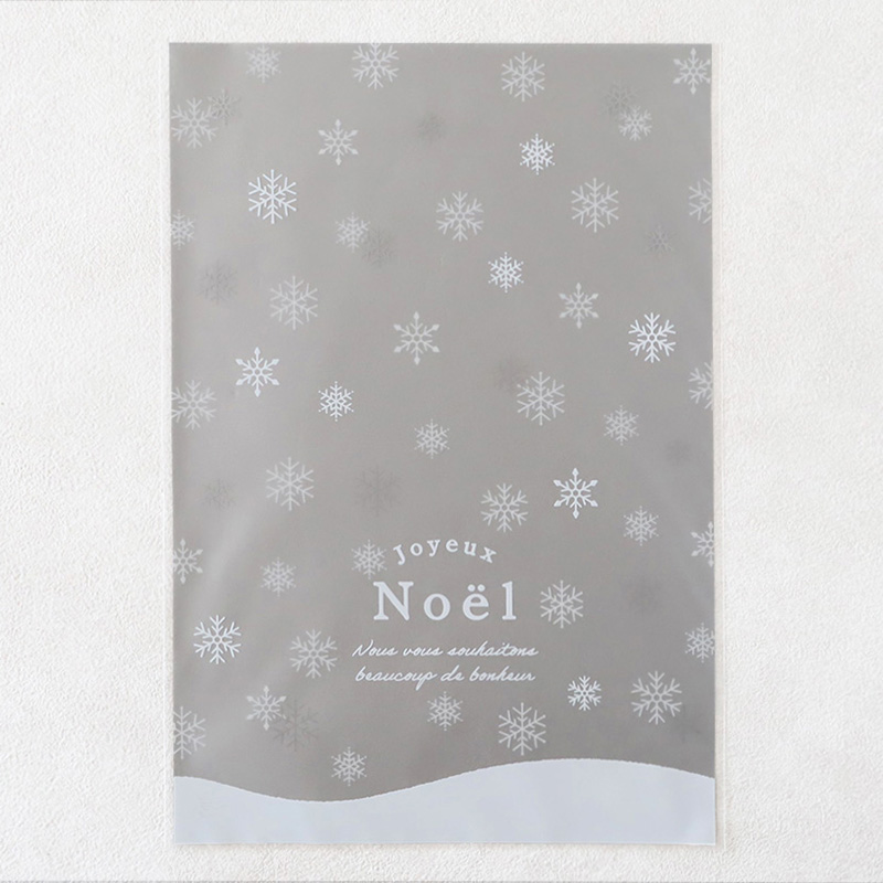 cotta クリスマスOPP袋 180×260 雪の結晶 042864 100枚/袋(ご注文単位1袋)【直送品】