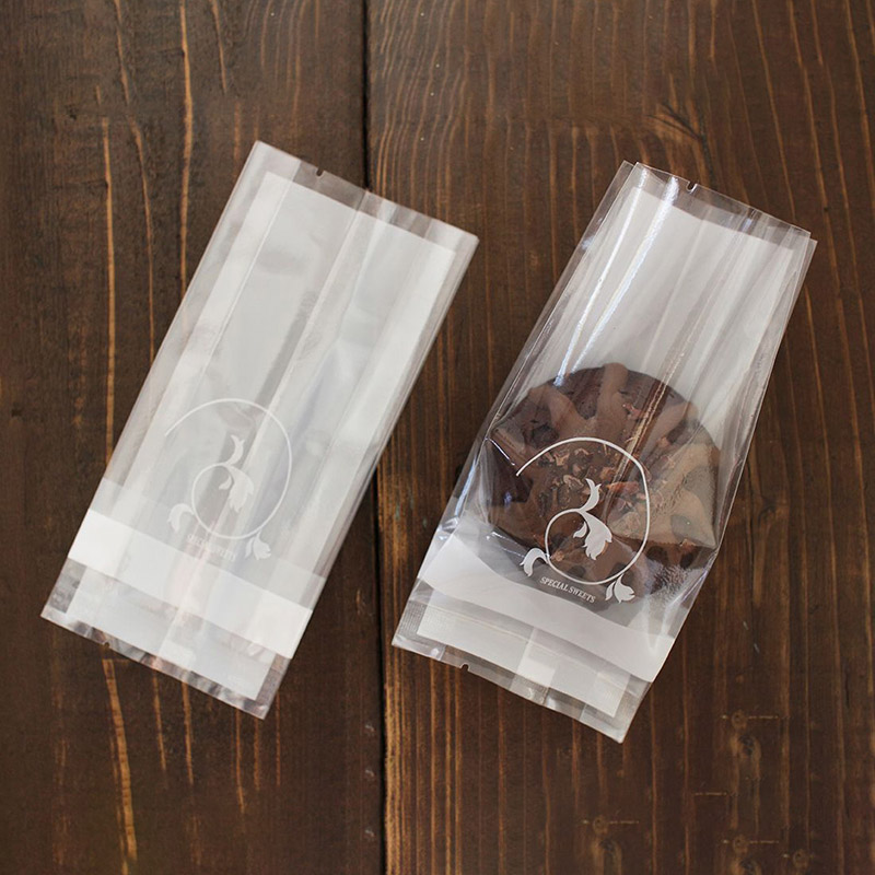 cotta 菓子袋 リーフ1 1194 白 100枚/袋(ご注文単位1袋)【直送品】