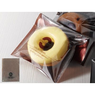 cotta 菓子袋 ドーナツガス袋 62771 ブラウン 200枚/束(ご注文単位1束)【直送品】