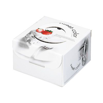 cotta 手提デコ箱 トレーなし 4号 59211 スイートカラー 10枚/束(ご注文単位1束)【直送品】