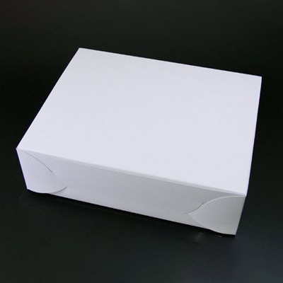 cotta ケーキ箱 ホワイトショートケース NO.10 1383 50枚/袋(ご注文単位1袋)【直送品】