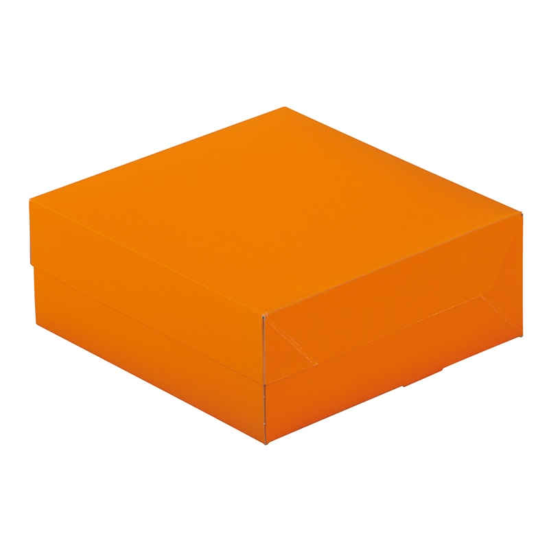 cotta ケーキ箱ロックBOX65 トレーなし 140角 76484 ネーブル 50枚/袋(ご注文単位1袋)【直送品】