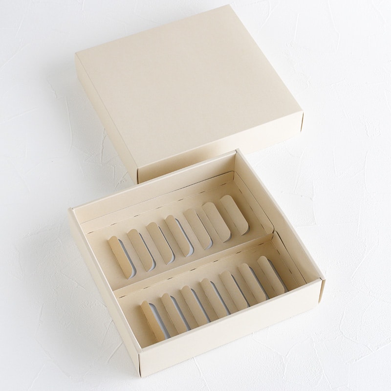 cotta 無地エコギフトBOX 仕切付 M 94922 10枚/束