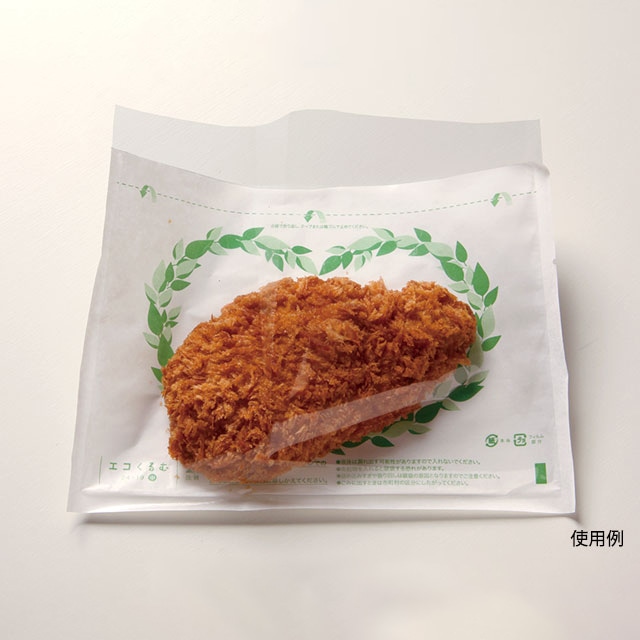 惣菜袋　エコくるむ 中　24-19  100枚/袋（ご注文単位30袋）【直送品】