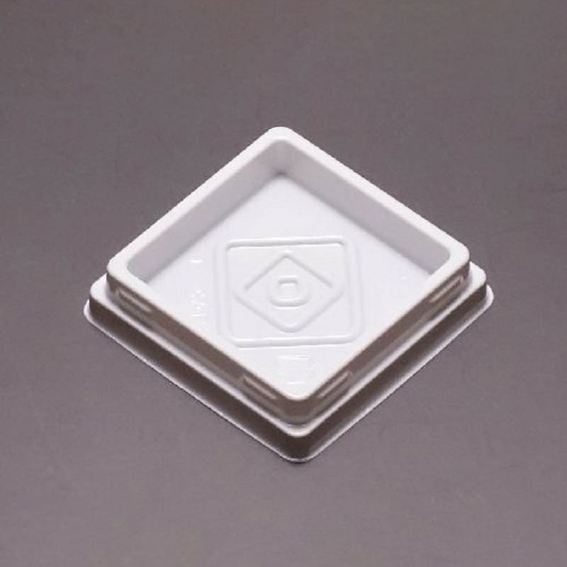 エースパック 和菓子容器　本体 MAK-3　PS 白 100枚/袋（ご注文単位40袋）【直送品】