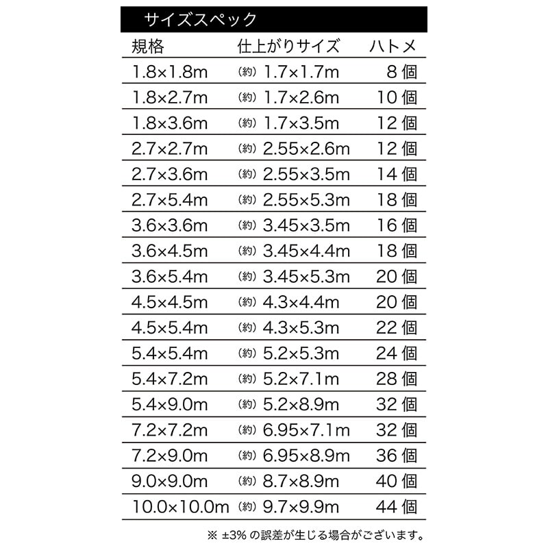 ジェイワークスプランニング ブルーシート PC ハトメ 5.4×5.4m BS-5454 1枚(ご注文単位5枚)【直送品】