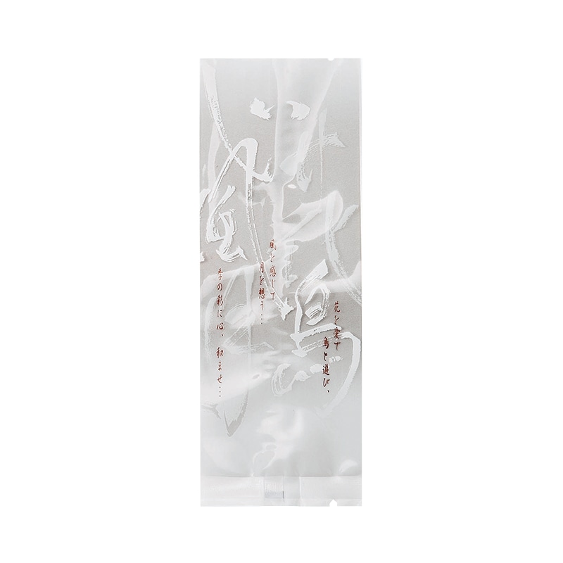 サイドガゼット袋　花鳥風月　G-36-1  430051　白 1000枚/袋（ご注文単位1袋）【直送品】