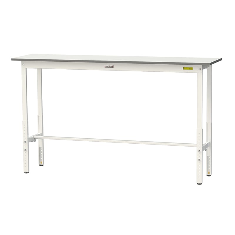 山金工業 ワークテーブル150 高さ調整タイプ H900~1200mm 基本形 1800×450 1台(ご注文単位1台)【直送品】