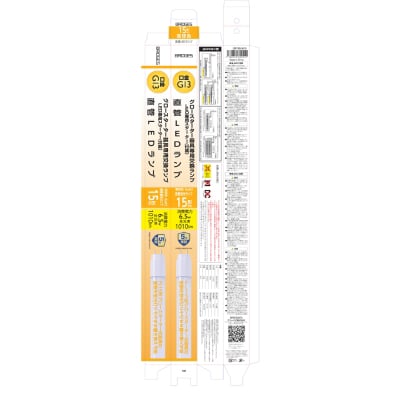 ブリッジズ グロースターター器具専用 直管LEDランプ 15形 電球色 LDF15SL/6/10 1本(ご注文単位25本)【直送品】