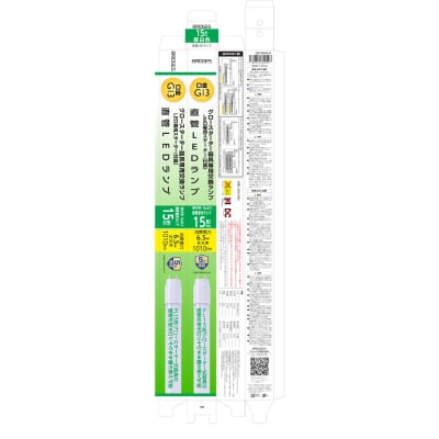ブリッジズ グロースターター器具専用 直管LEDランプ 15形 昼白色 LDF15SN/6/10 1本(ご注文単位25本)【直送品】