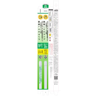 ブリッジズ グロースターター器具専用 直管LEDランプ 20形 昼白色 LDF20SN/7/11 1本(ご注文単位25本)【直送品】