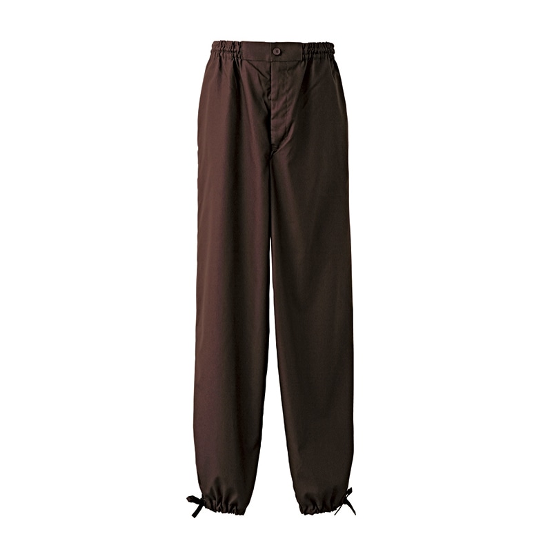 セブンユニフォーム 作務衣パンツ 男女兼用 M 茶 EL3378-7 1枚(ご注文単位1枚)【直送品】