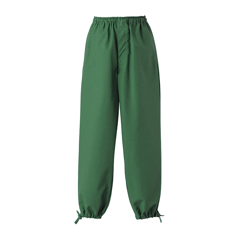 セブンユニフォーム 作務衣パンツ 男女兼用 L 緑 EL3379-4 1枚(ご注文単位1枚)【直送品】
