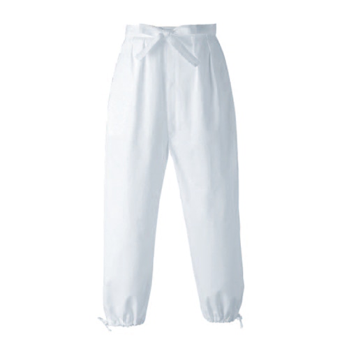 セブンユニフォーム 作務衣パンツ 男女兼用 LL 白 EL3380-0 1枚(ご注文単位1枚)【直送品】