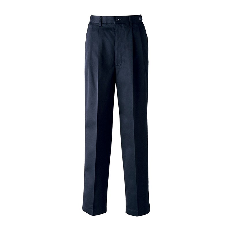 セブンユニフォーム チノパンツ 女性用 アジャスター付 L ダークブルー UL7713-1 1枚(ご注文単位1枚)【直送品】