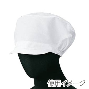 セブンユニフォーム 丸天帽 丸天+耳メッシュ入・後ゴム入 フリーサイズ ホワイト AW0707-0 1枚(ご注文単位1枚)【直送品】