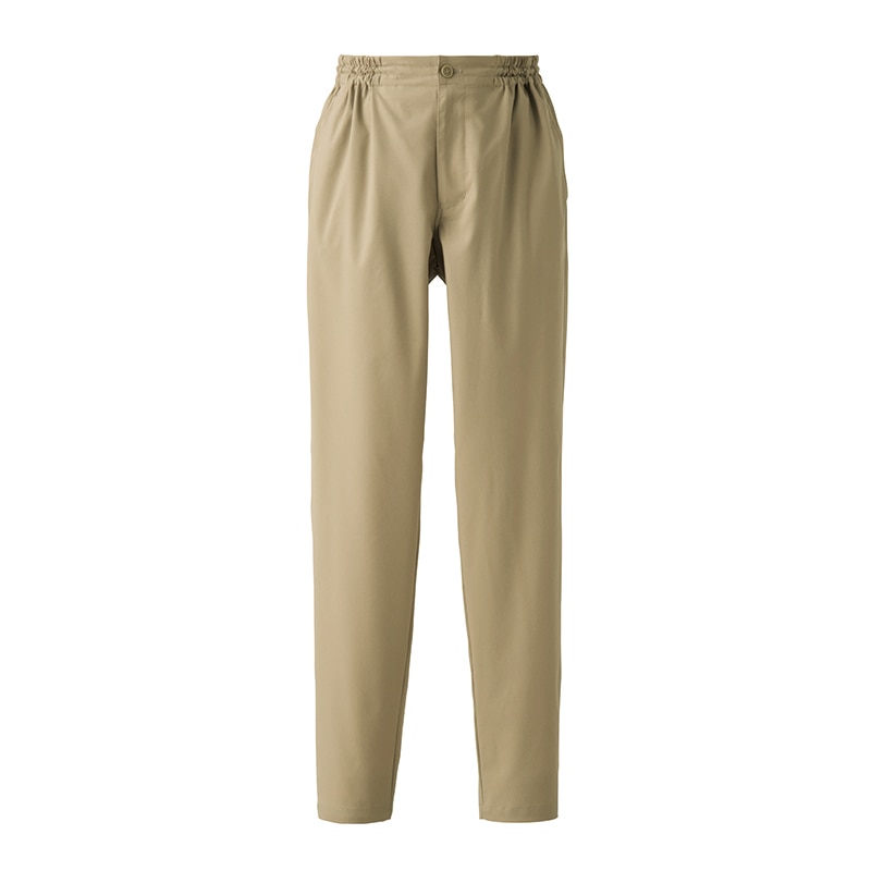 セブンユニフォーム ワンタックパンツ 男性用 総ゴム・紐入 M ベージュ UL7719-7 1枚(ご注文単位1枚)【直送品】