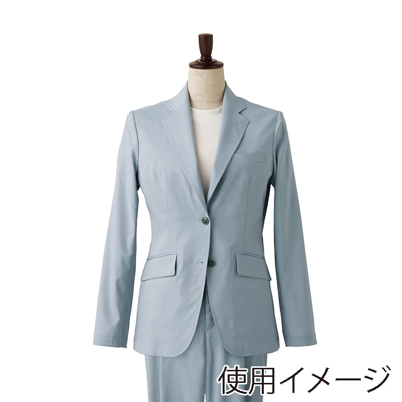 セブンユニフォーム ジャケット 女性用 11号 アイスグレー DD2767-8 1枚(ご注文単位1枚)【直送品】