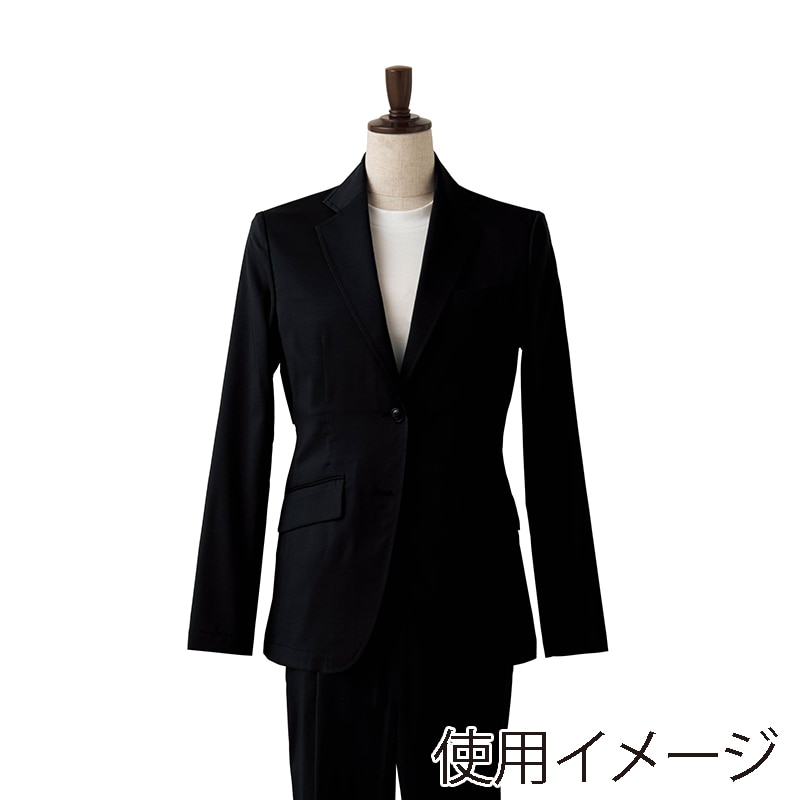 セブンユニフォーム ジャケット 女性用 9号 ブラック DD2767-9 1枚(ご注文単位1枚)【直送品】
