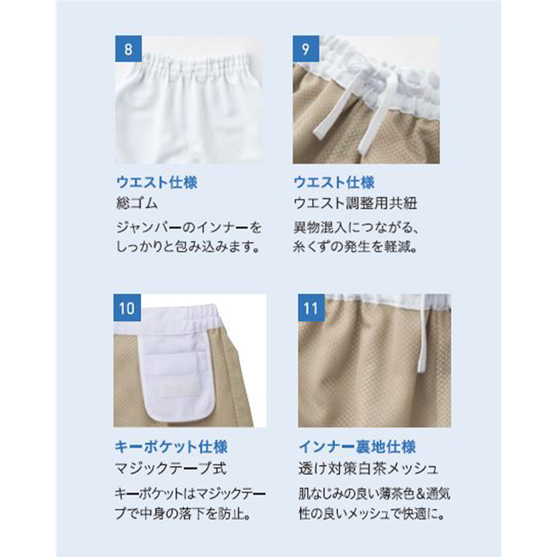 サーヴォ 男女兼用 ホッピングパンツ SS サックス CD623 1枚(ご注文単位1枚)【直送品】