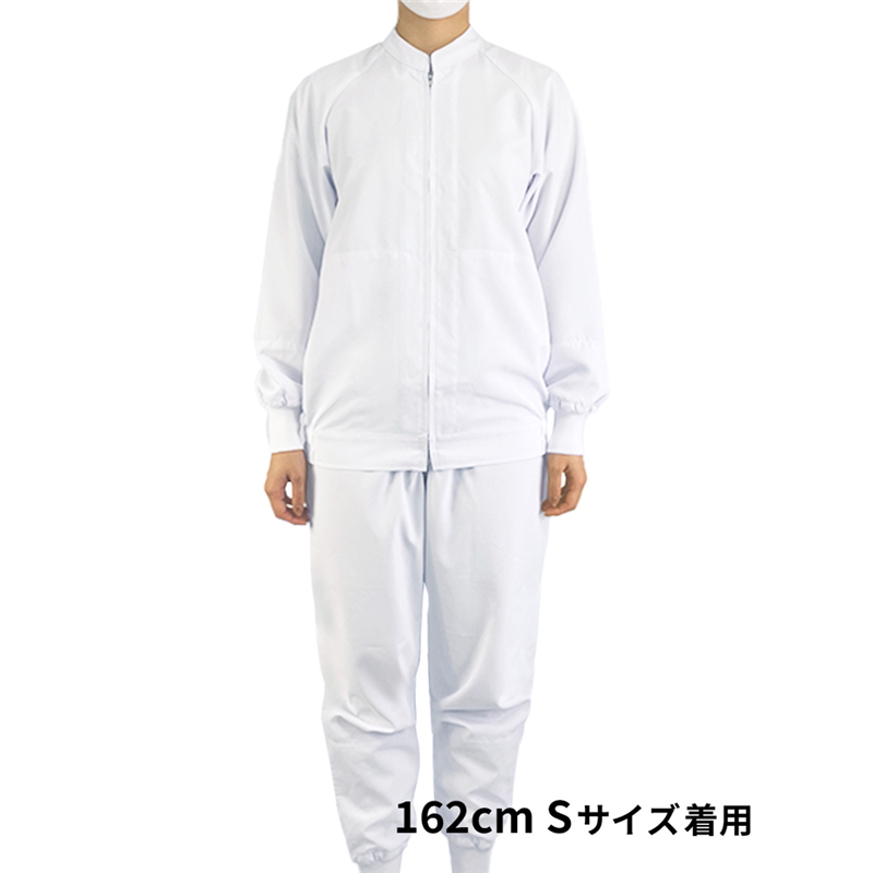 サーヴォ 男女兼用 長袖ジャンパー M ホワイト CD630 1枚（ご注文単位1枚）【直送品】