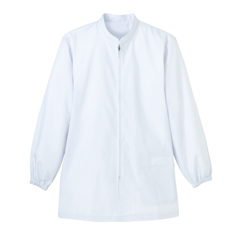 サーヴォ 男女兼用 長袖コート 4L ホワイト FA2691 1枚(ご注文単位1枚)【直送品】