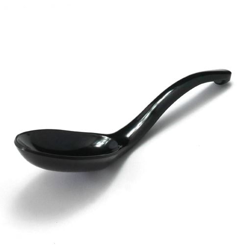 テンポスバスターズ メラミンレンゲ 175 黒 10個/組(ご注文単位1組)【直送品】