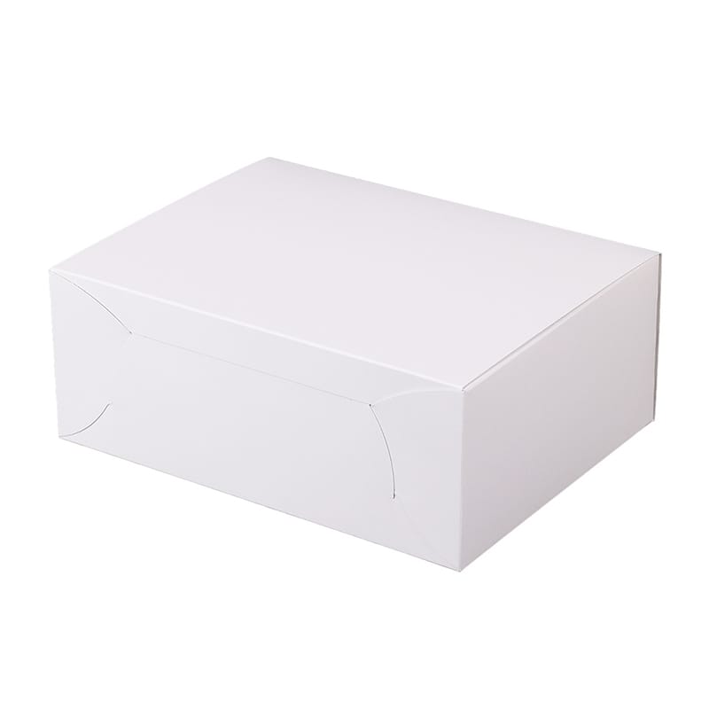 パッケージ中澤 洋生ケーキ函 105白折 No.9 A10460 200枚/袋(ご注文単位1袋)【直送品】