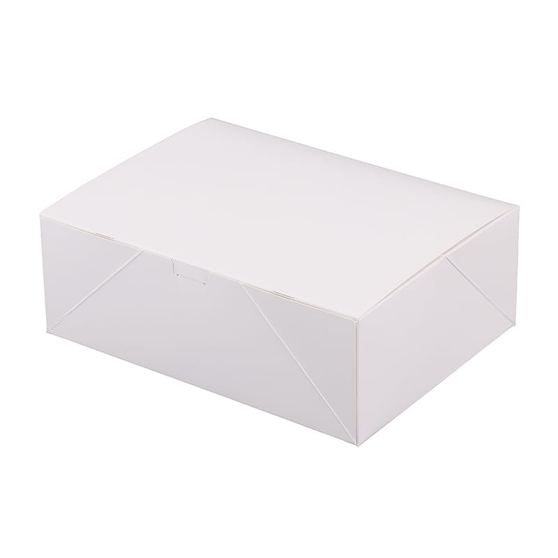 パッケージ中澤 洋生ケーキ函 白ワンタッチ No.8 A20150 300枚/袋(ご注文単位1袋)【直送品】