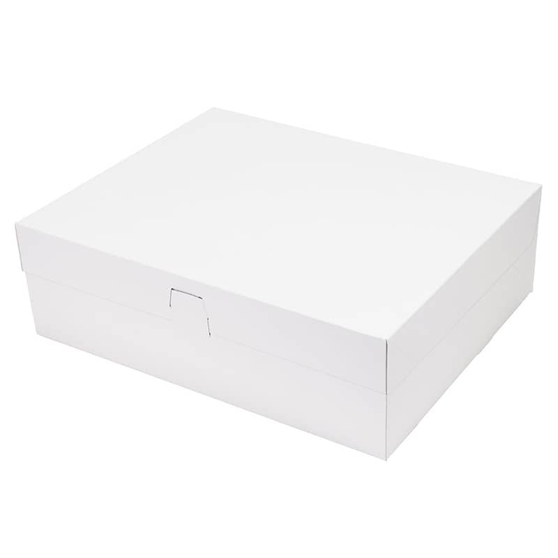 パッケージ中澤 洋生ケーキ函 ロックBOX105 ホワイト 9×11 A50180 100枚/箱（ご注文単位1箱）【直送品】