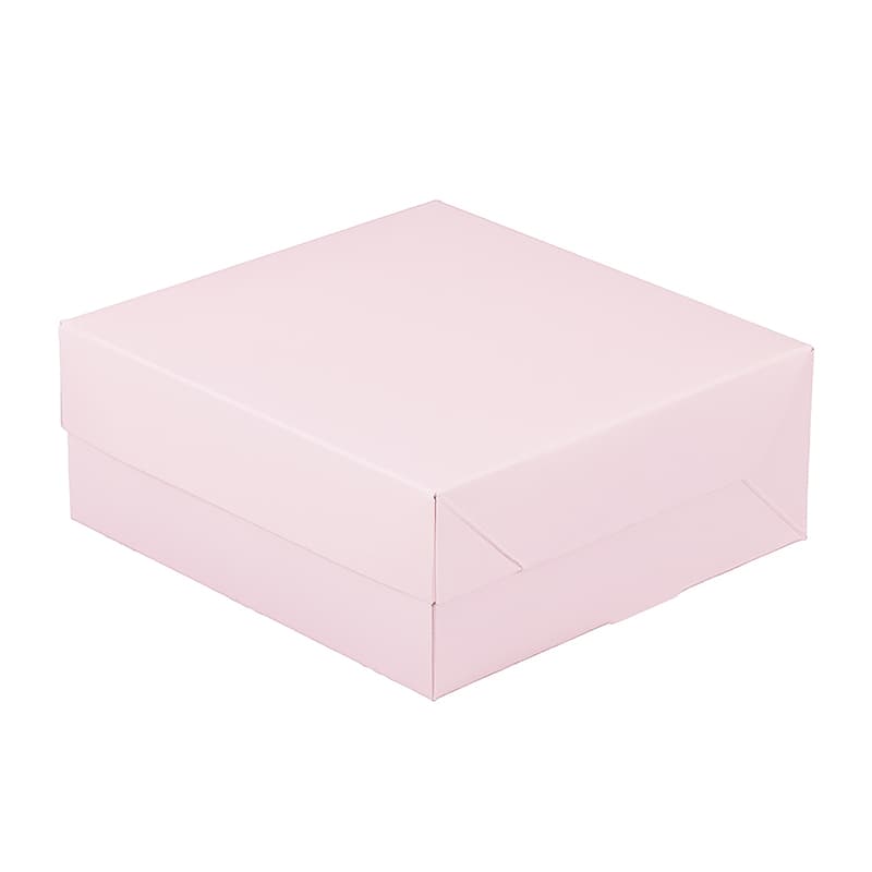 パッケージ中澤 洋生ケーキ函 ロックBOX65 ピンク 160 A60520 200枚/袋（ご注文単位1袋）【直送品】