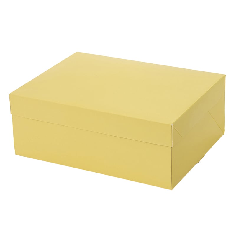 パッケージ中澤 洋生ケーキ函 CP105 イエロー 7×9 A70660 100枚/袋（ご注文単位1袋）【直送品】