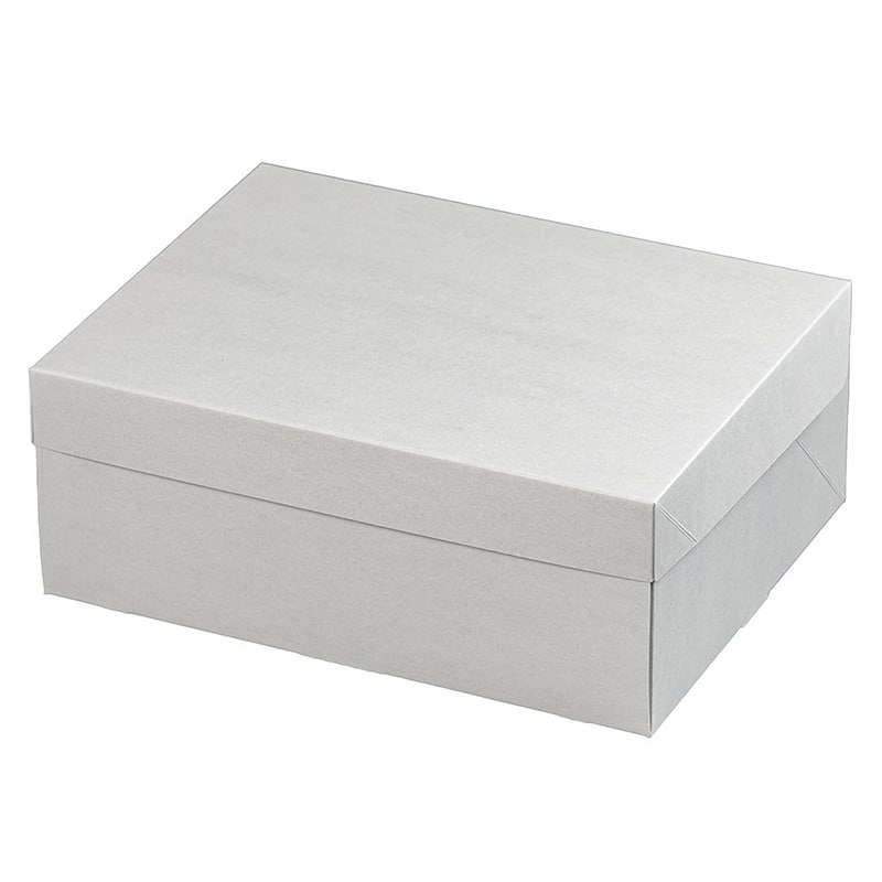 パッケージ中澤 洋生ケーキ函 CP105 グレー 7×9 A71060 100枚/袋（ご注文単位1袋）【直送品】