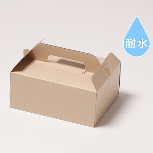 サガシキ 手提げカットケーキ箱　クラフト 3号　M　50枚入 CCC003AA_S_100 50枚/束（ご注文単位2束）【直送品】